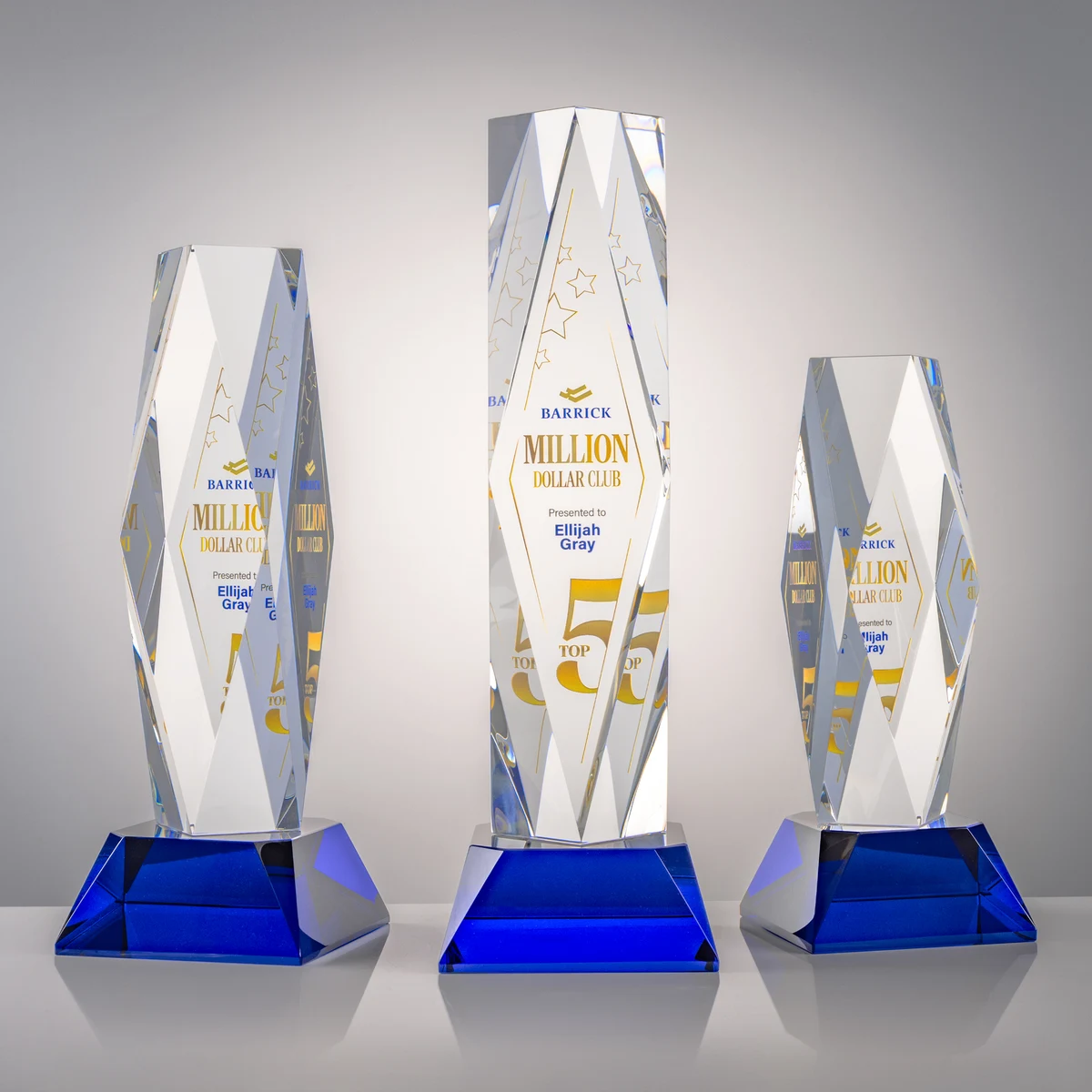 President VividPrint™ Award on Base - Blue 1