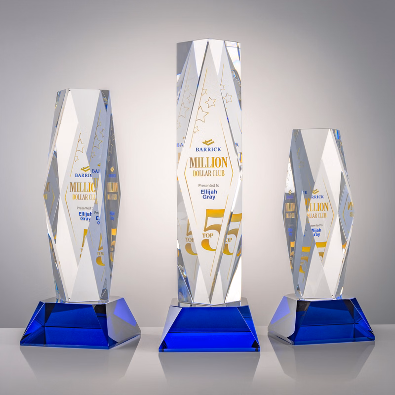 President VividPrint™ Award on Base - Blue