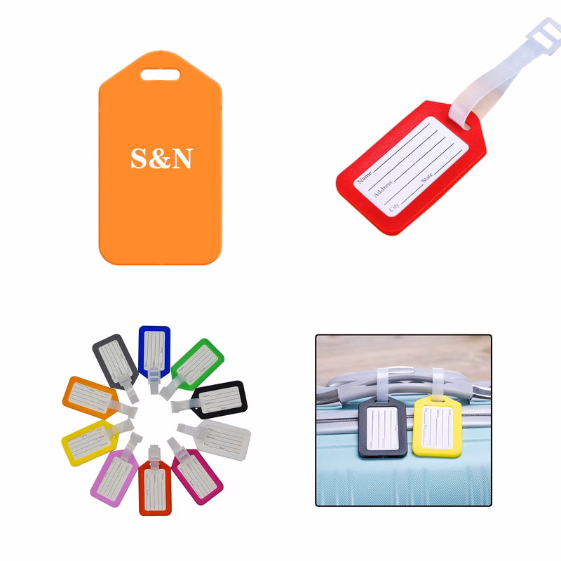 Plastic Luggage Tag With Card