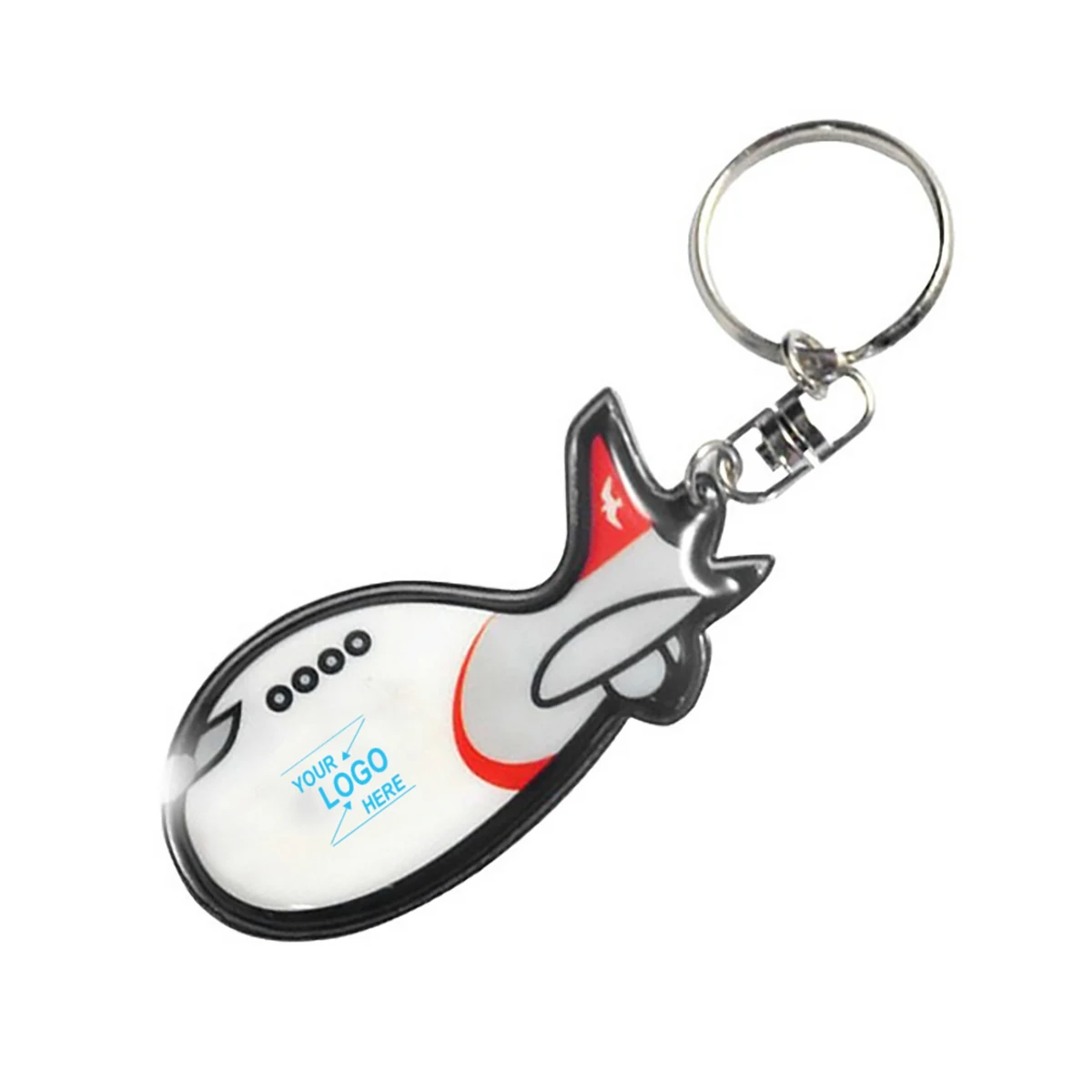 Personalized LED Airplane Keychain 1