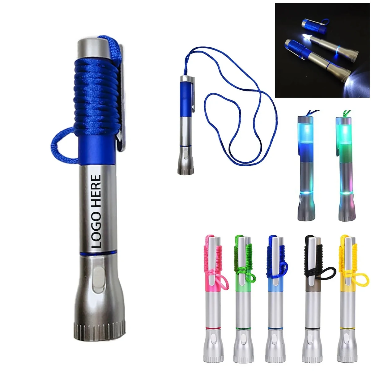 Light Up Pen With Necklace 1