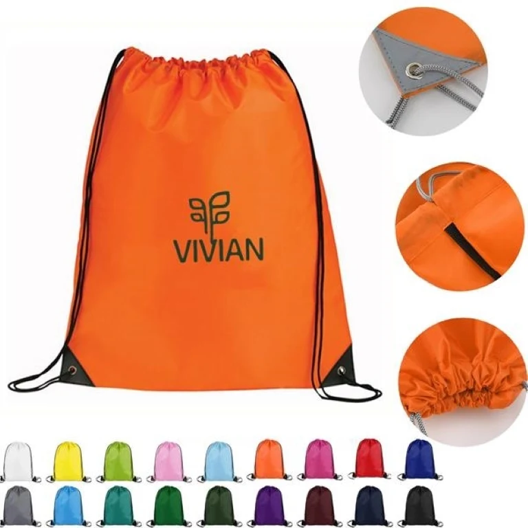 Polyester Drawstring Sport Backpacks 1