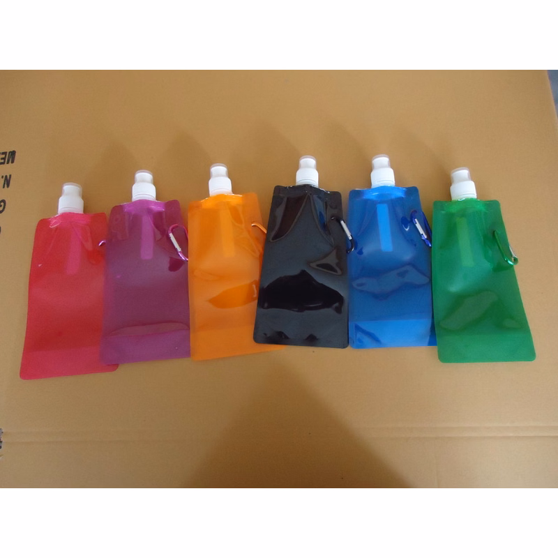 16oz. Foldable Plastic Water Bottles