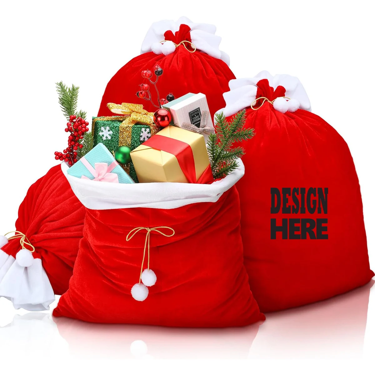 Premium Velvet Drawstring Gift Bag 1