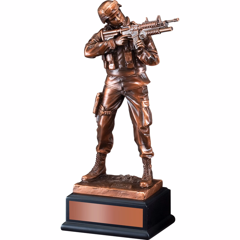 Us Army Male Soldier Statue
