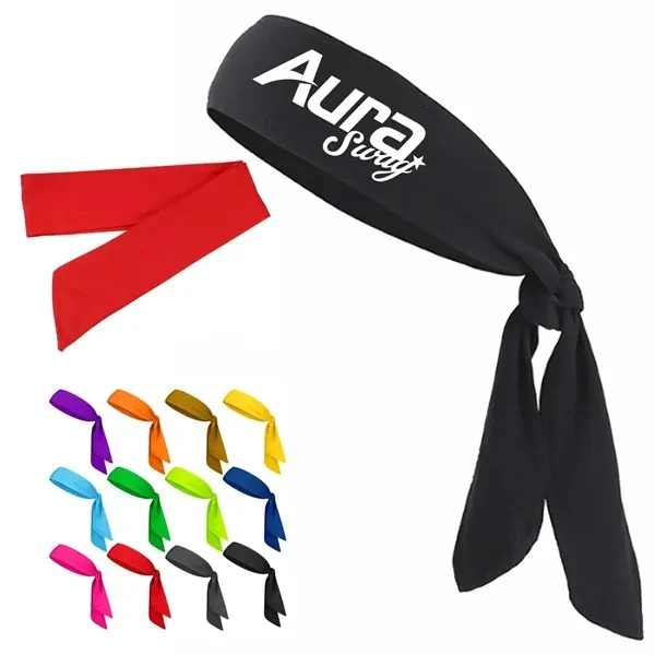 Custom Moisture Wicking Sports Headband — Quick Drying Athletic Performance 1