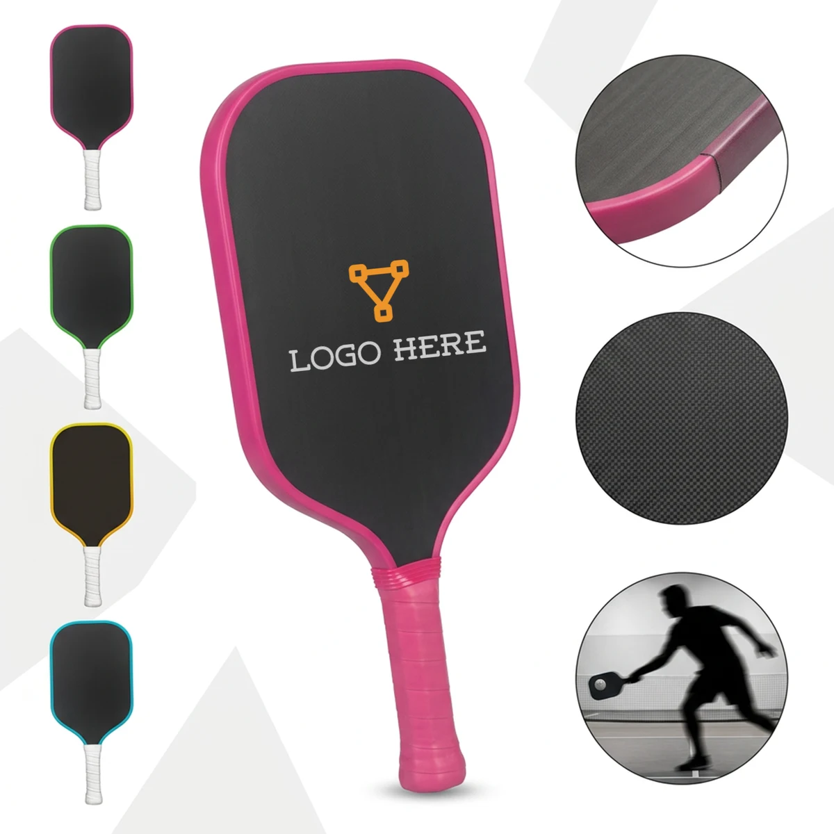 Pro Non-Slip Pickleball Paddle 1