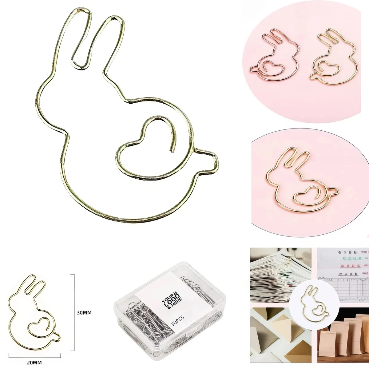 Rabbit Paper Clip 1