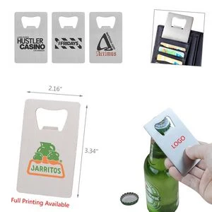 Slim Stainless Steel Bottle Opener 1
