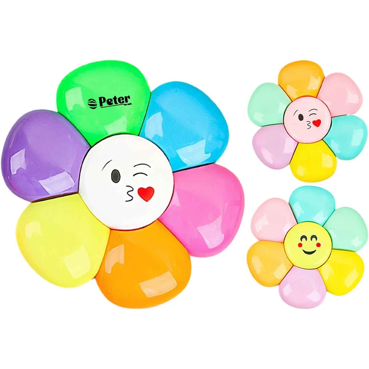 6 Color Sunflower Highlighter Set 1