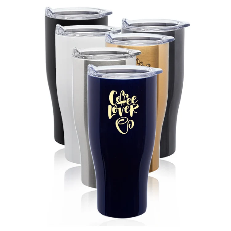 27 oz. Stainless Steel Grip Travel Mug - BPA Free 1