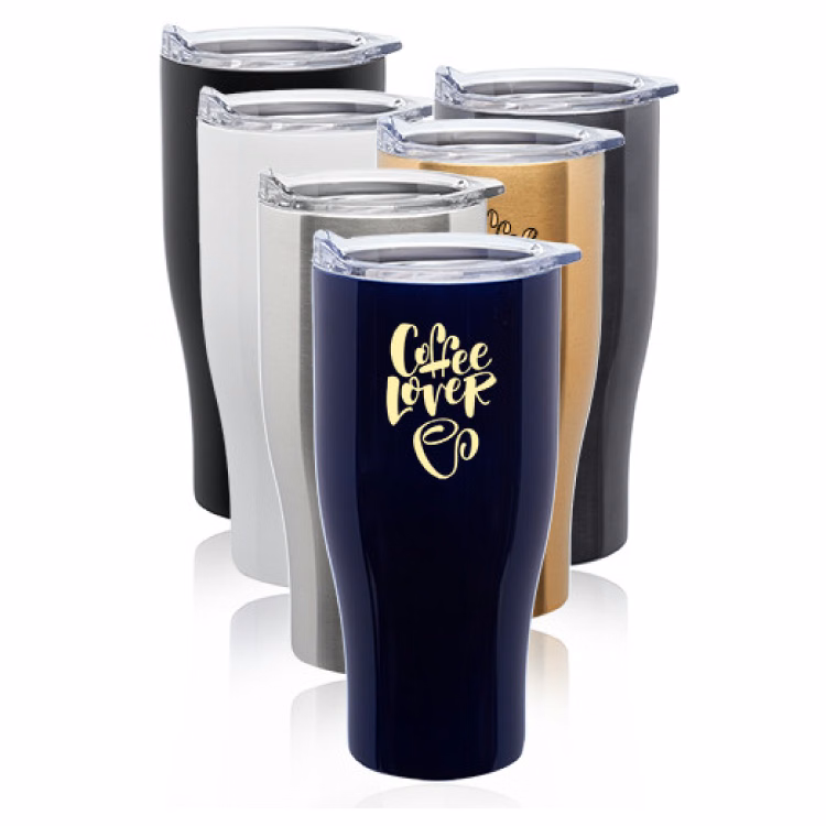 27 oz. Stainless Steel Grip Travel Mug - BPA Free
