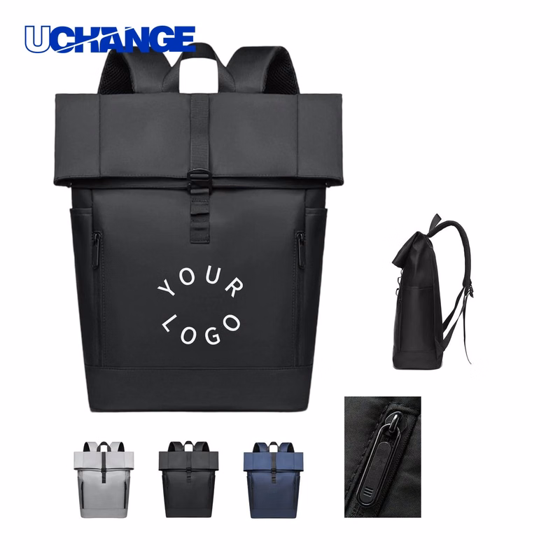 Polyester Laptop Backpack Organizer Water Resistant Exterior
