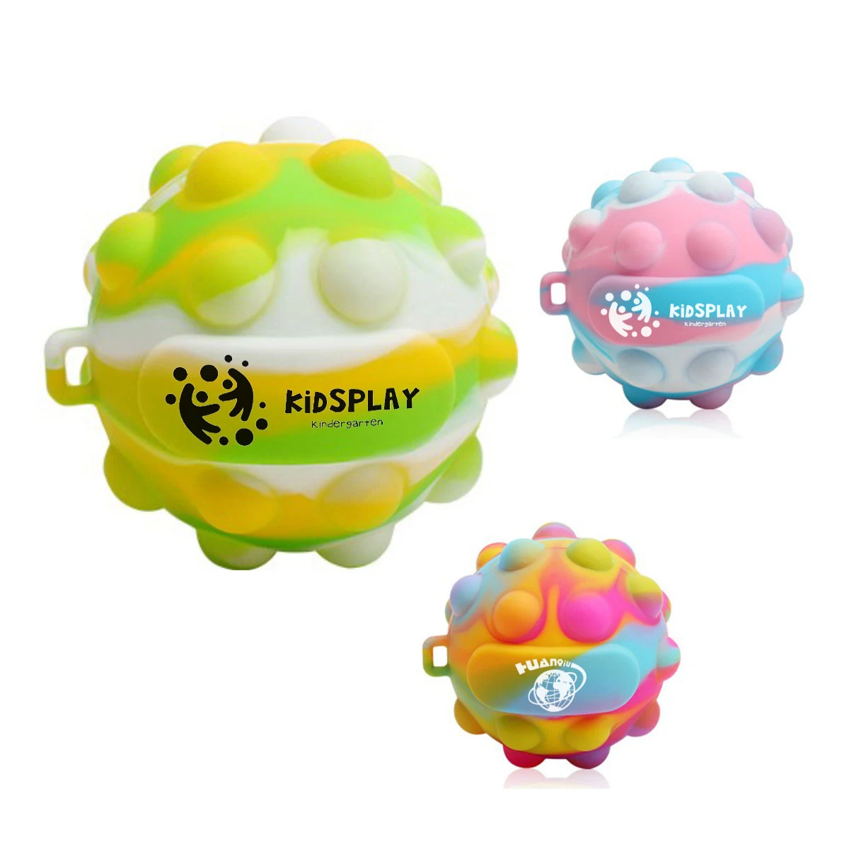 Colored Pop Fidget Toy Popper Stress Ball 1