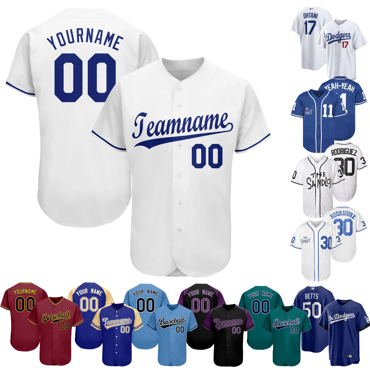 MOQ 20 Custom Baseball Jersey 1