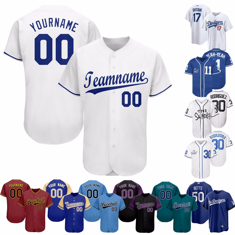 MOQ 20 Custom Baseball Jersey