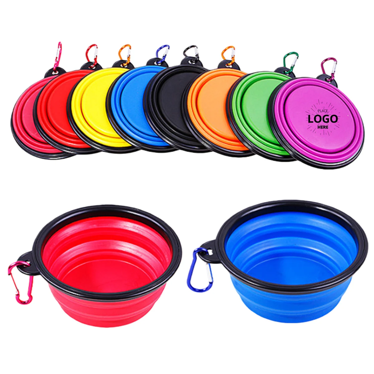 Silicone Collapsible Dog Pet Bowl 1