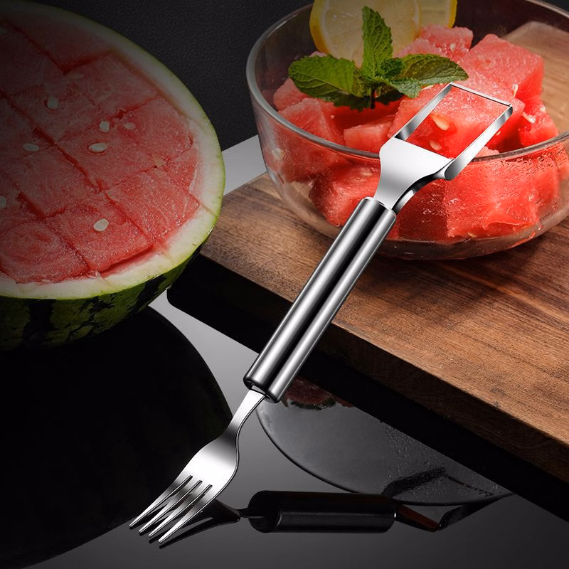 Portable 2 in 1 Watermelon Slicer Melon Tool