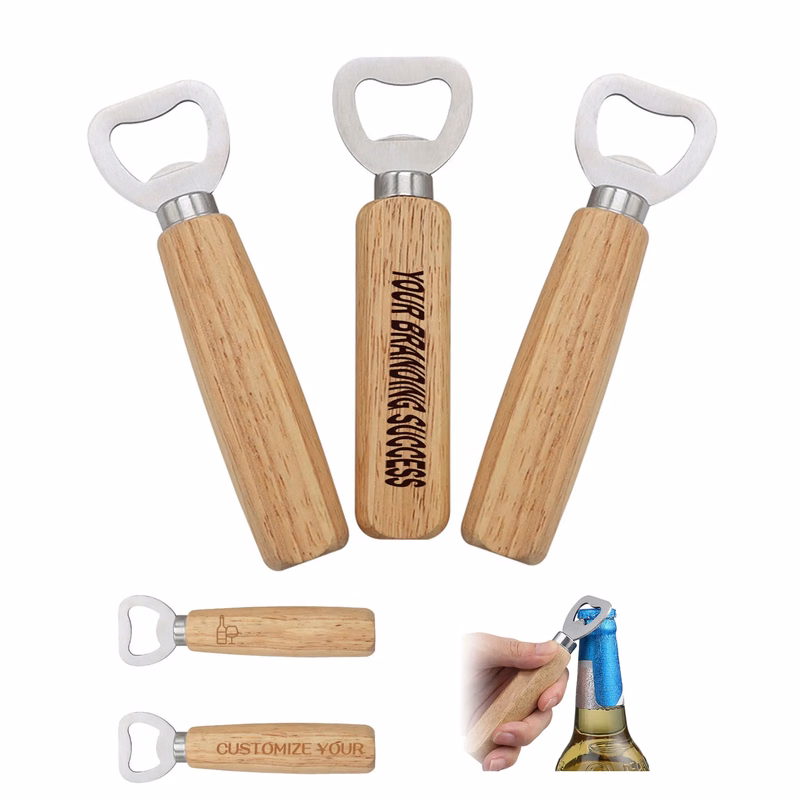 Natural Wooden Bottle Opener