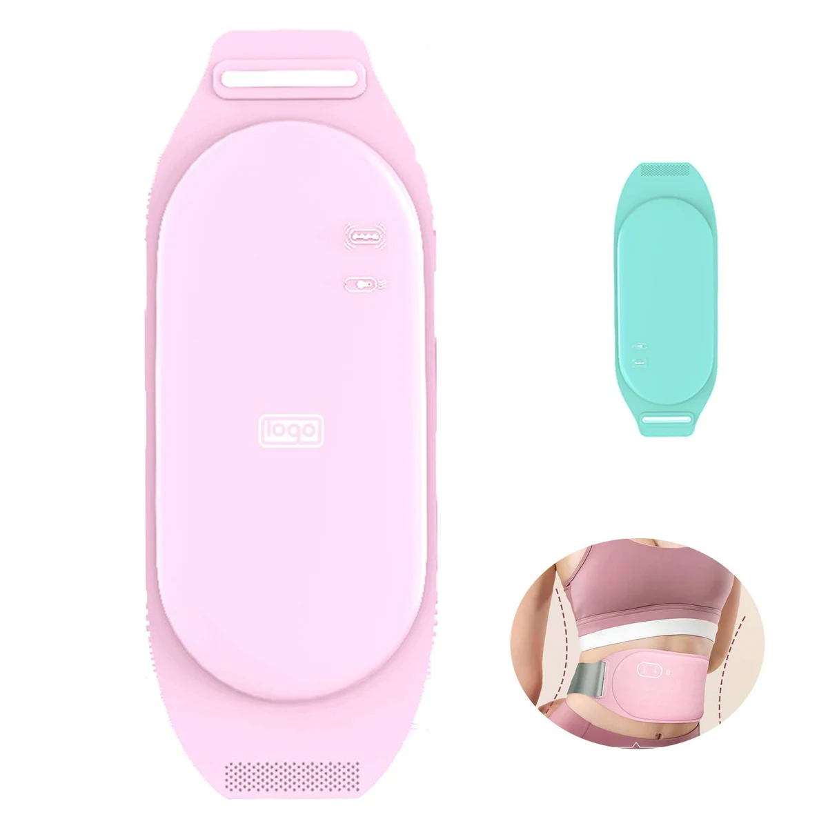 Menstrual Relief Heated Vibration Massage Belt 1