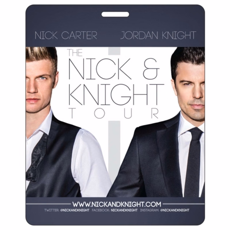 4 inch x 5 inch USA Made Full Color Event Badge