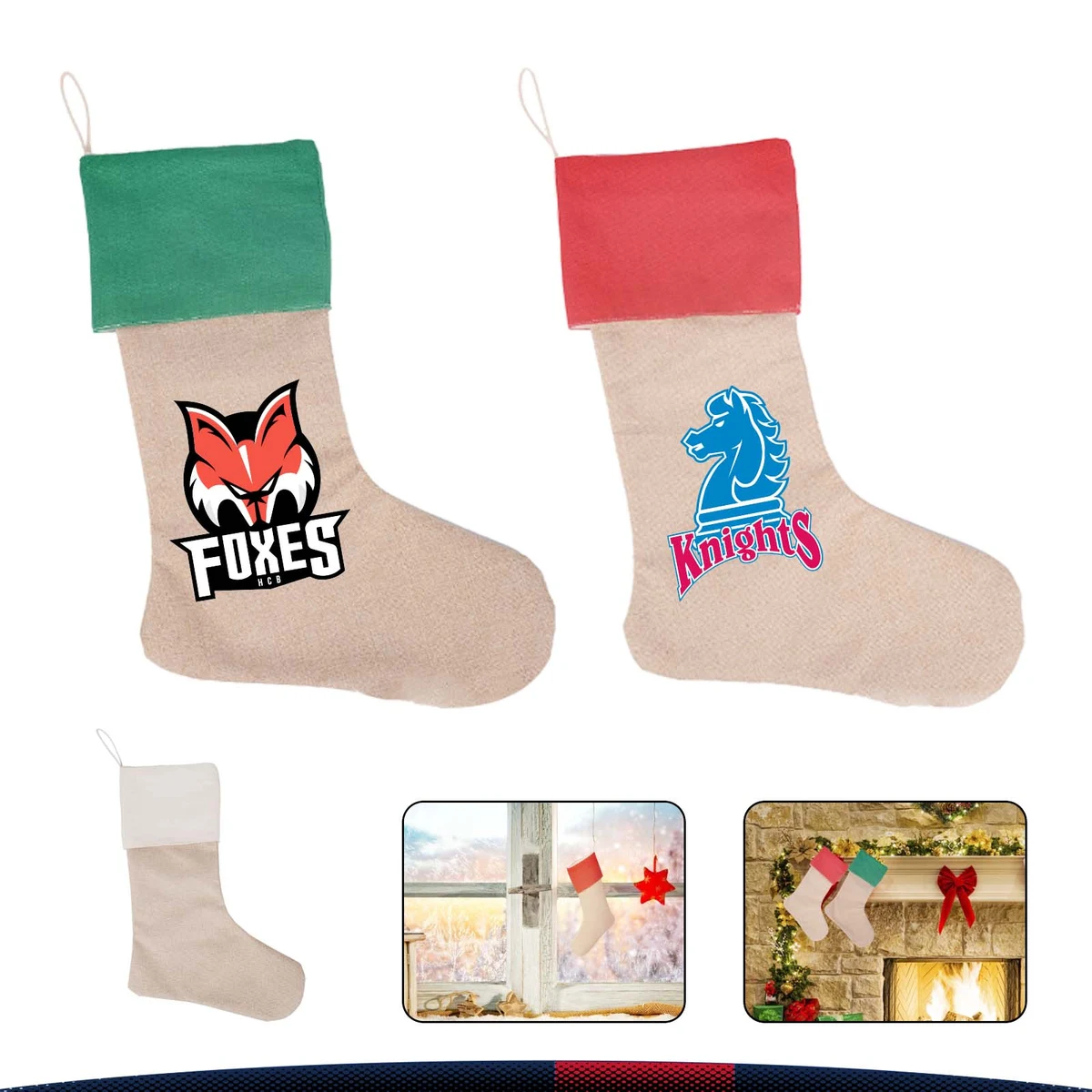 Splicing Christmas Socks 1