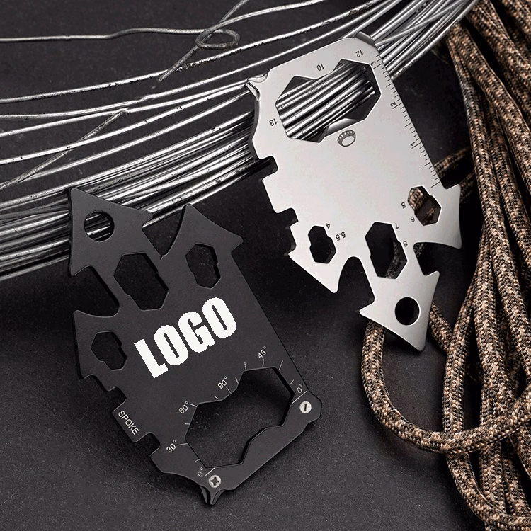16 in 1 Stainless Steel House Shape Wallet Tool