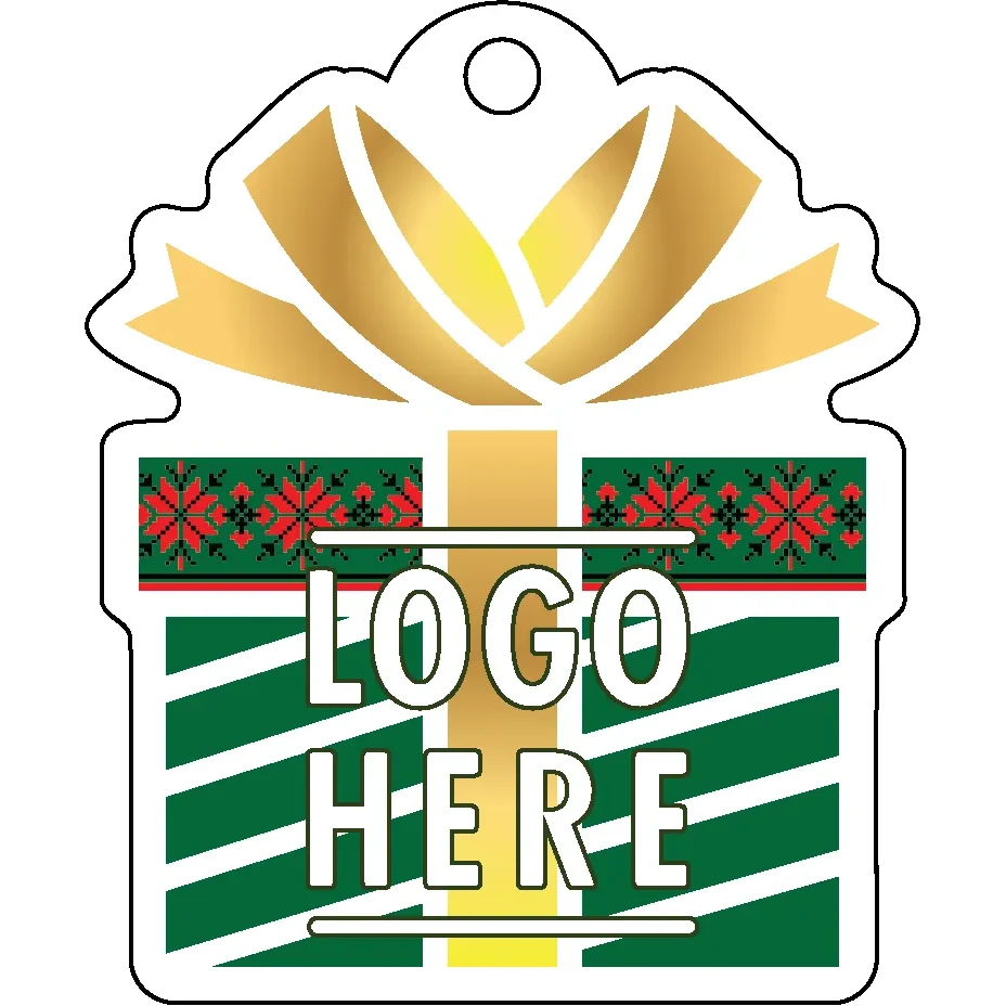 1/4" Recycled Wood Ornaments-Green Box 1