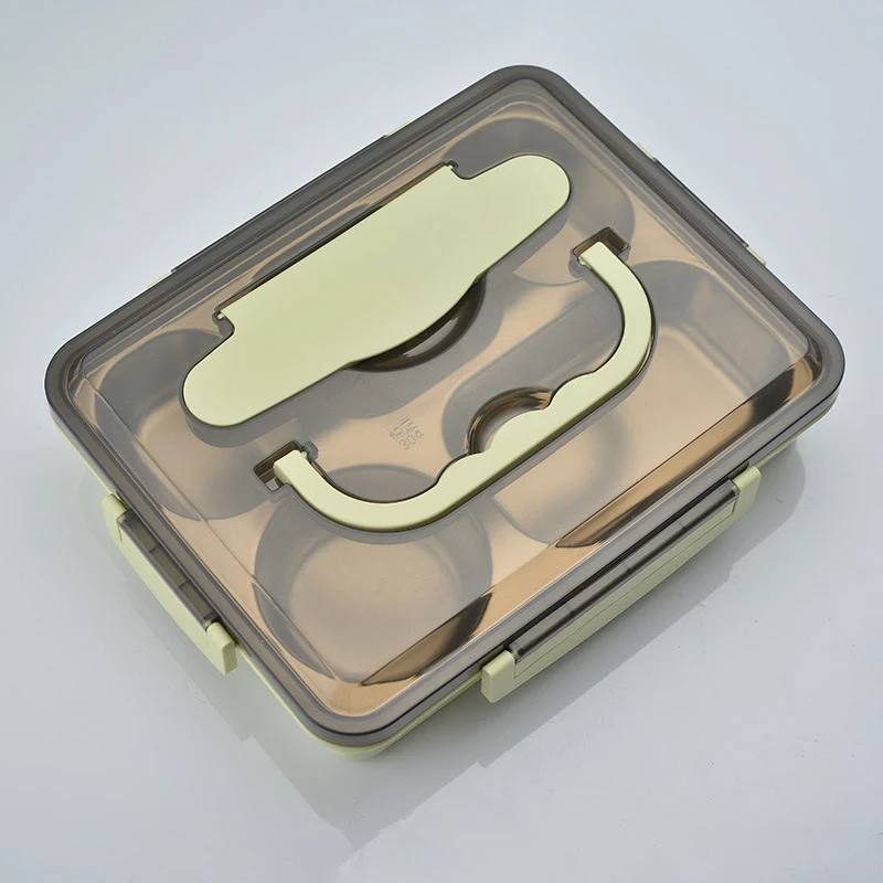 Stainless Steel Lunch Box with Cutlery 1
