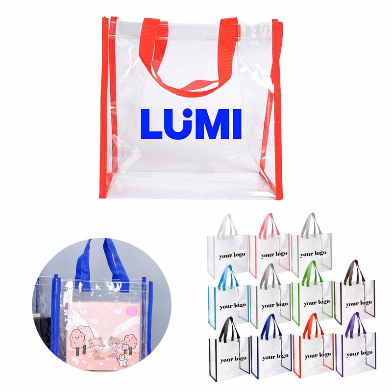 Lightweight Clear Open Tote