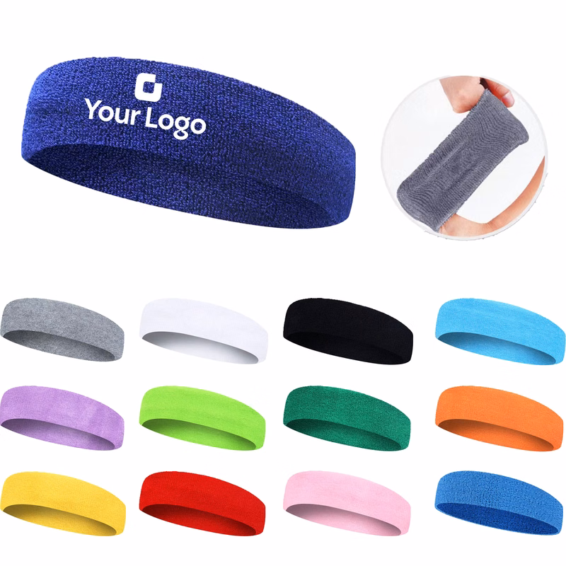 Custom Embroidered Sports Towel Headband Unisex