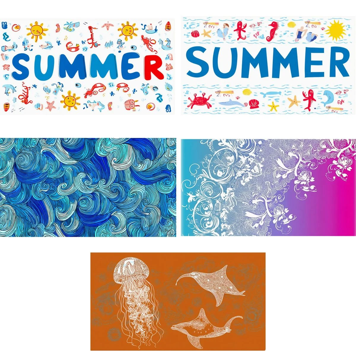 Premium Printed Microfiber Beach Towel 1