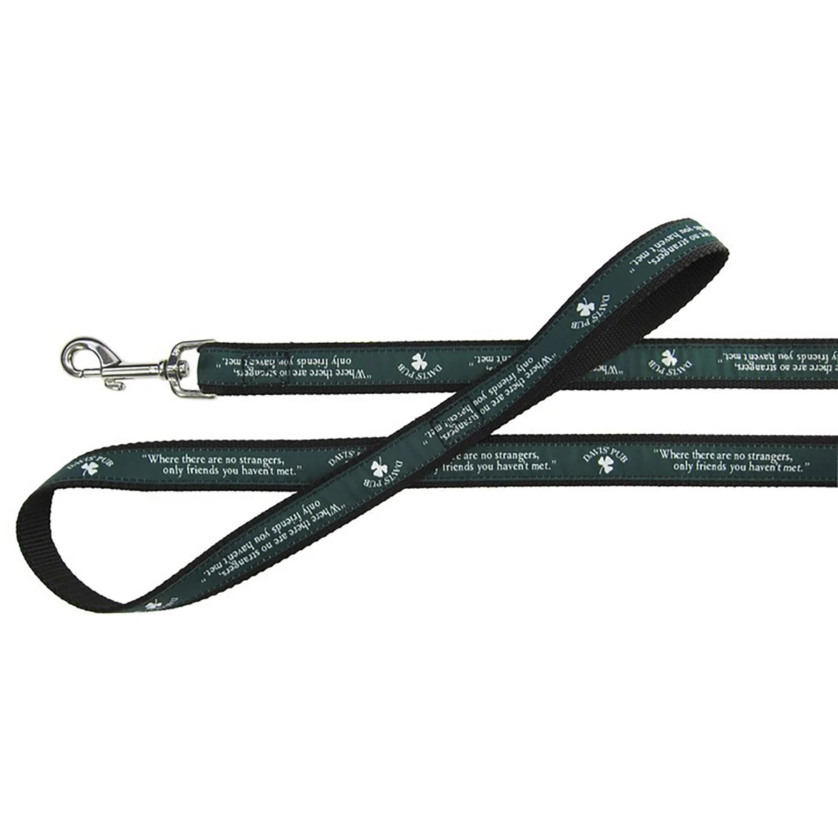 1" X 48" Woven Heavy Duty Pet Leash w/ Nickel-plated Hardware - "Elite" Weave 1