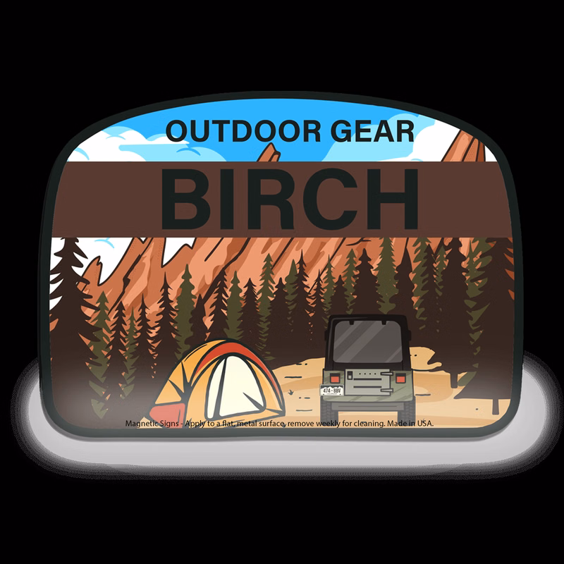 11-24 Sq. Inch Outdoor Custom 30 Mil Magnet