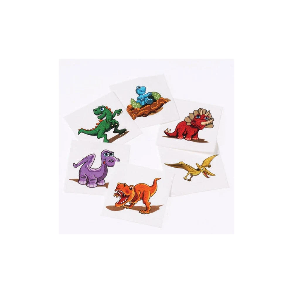 Dinosaur Temporary Tattoos - Assorted 1