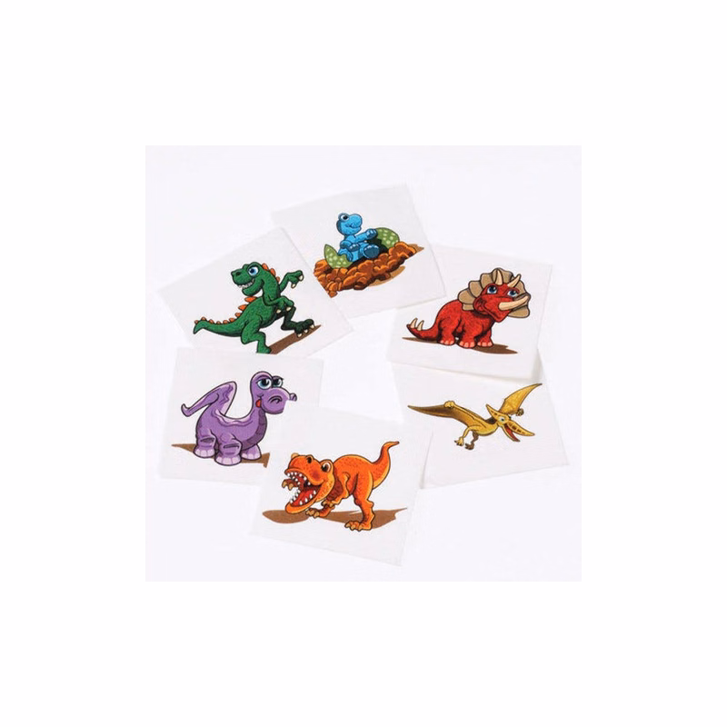 Dinosaur Temporary Tattoos - Assorted