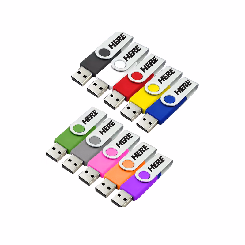 8 GB Swivel USB Flash Drives