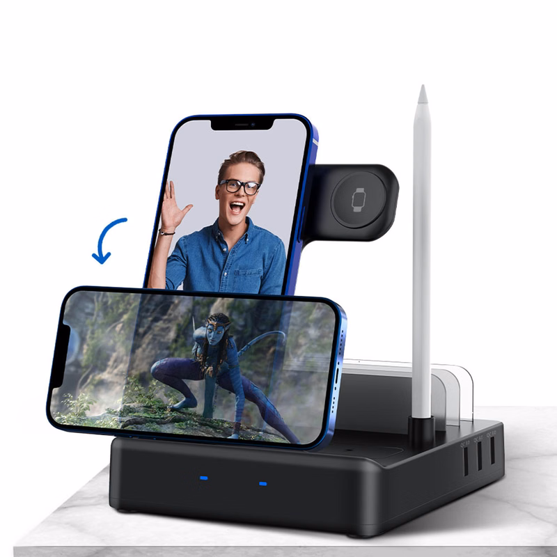 7 in 1 Wireless Charging Station for Multiple Devices