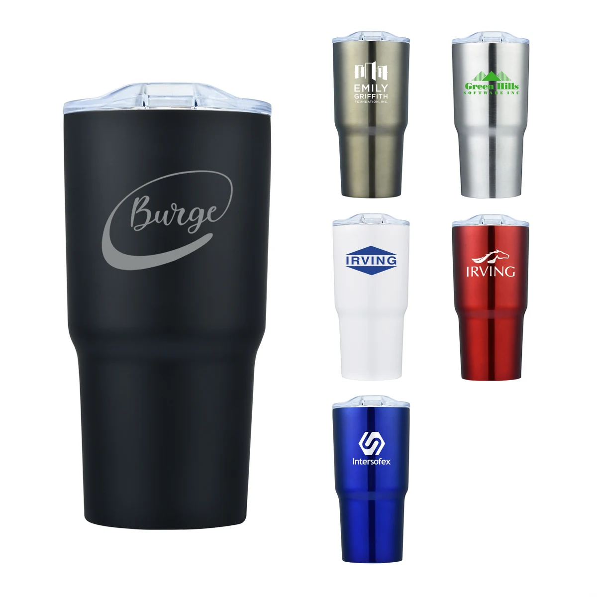 Gilbey Double Wall Tumbler - 20oz, custom tumbler with logo imprint 1