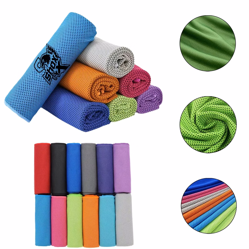 MOQ 20 Summer Sports Outdoor Ice Silk Towel