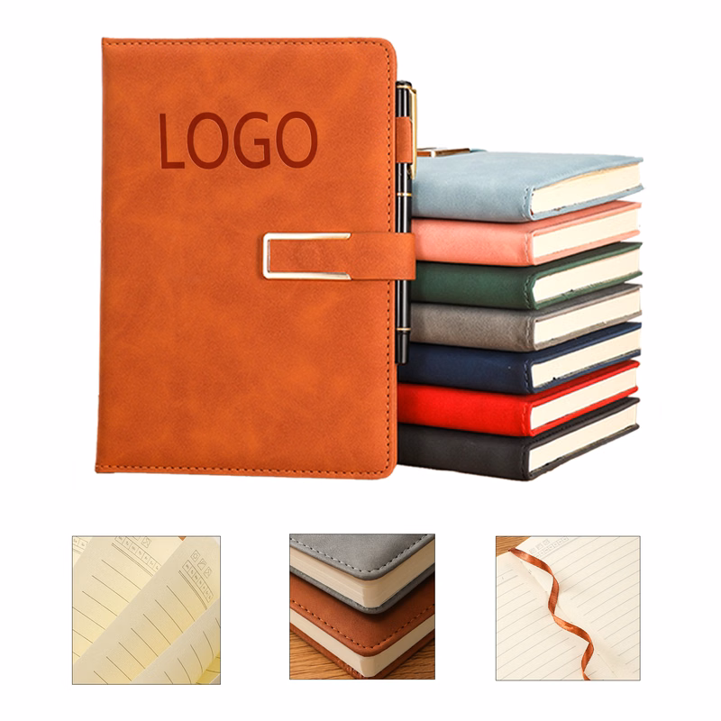 A5 Notebook with Leather Cover