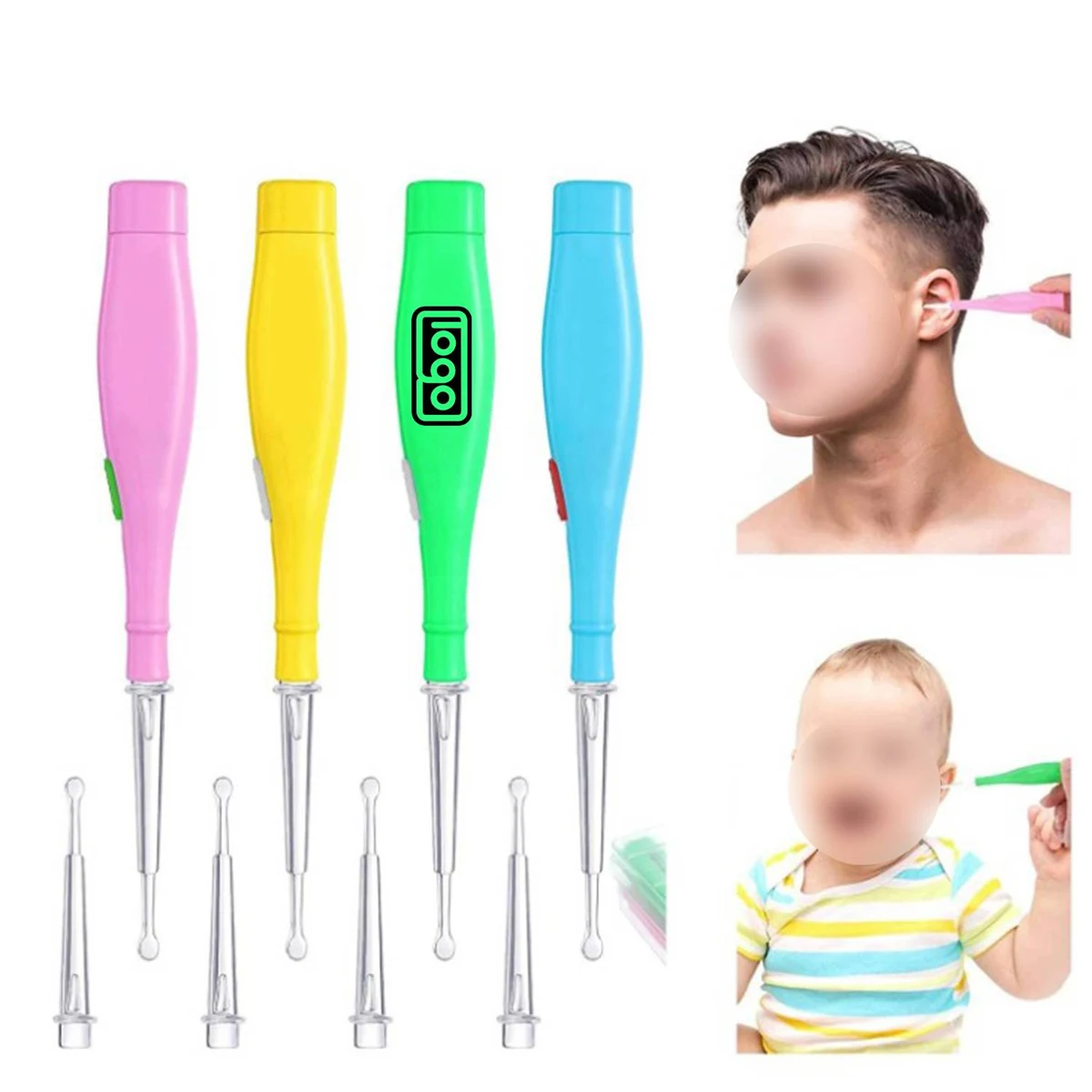 Plastic Flashlight Earpick 1