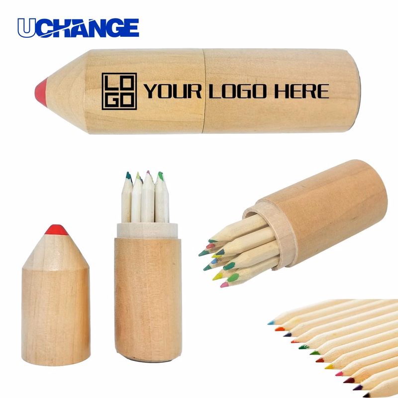 Wooden Colored Pencil Set