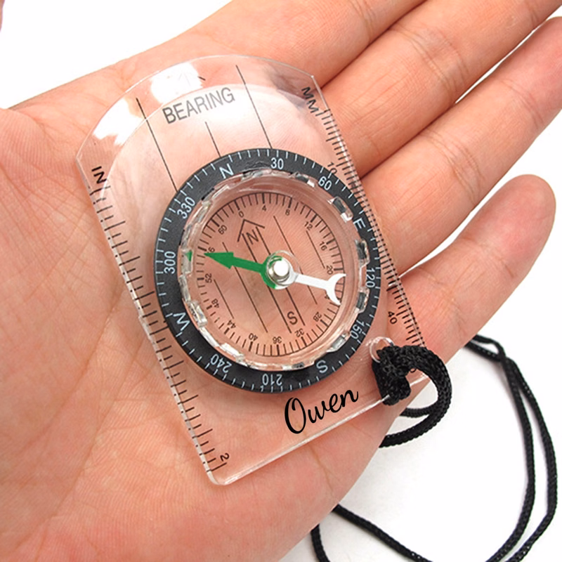 Scale Bar Map Compass
