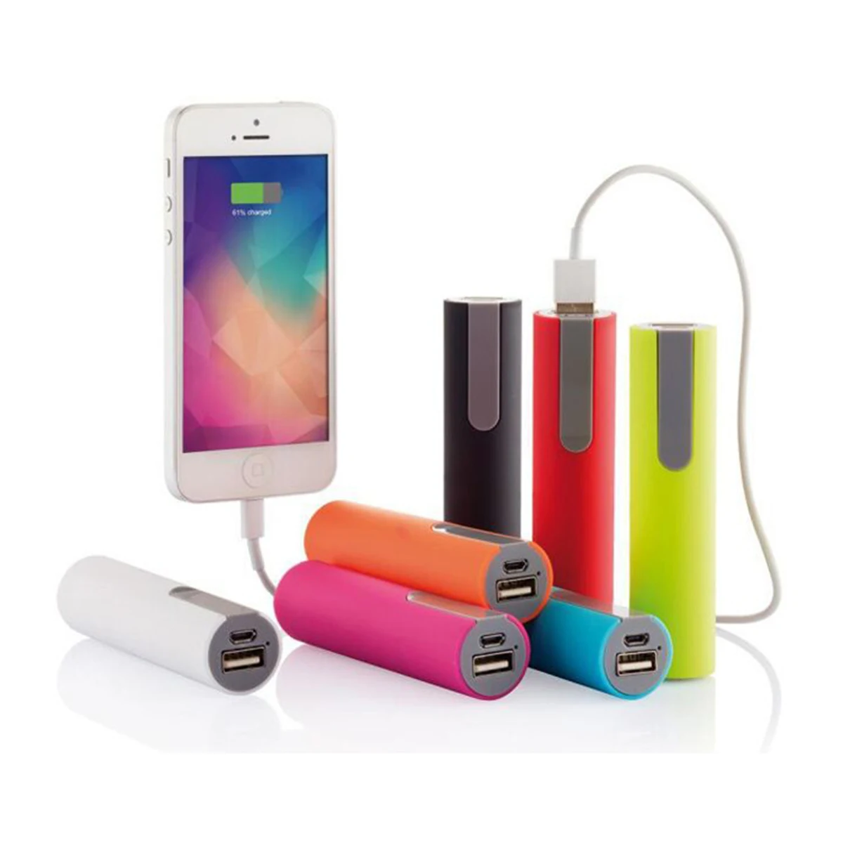 Small 5000mAh Power Bank With LED Light 1