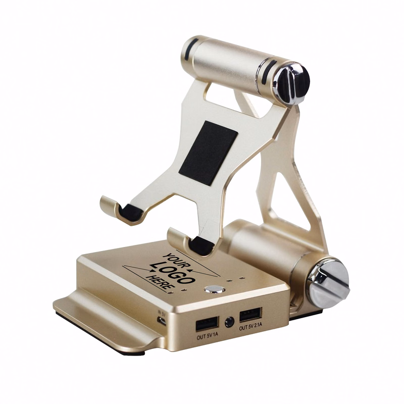 Multi-Function Power Bank with Bluetooth Speaker and Phone Stand