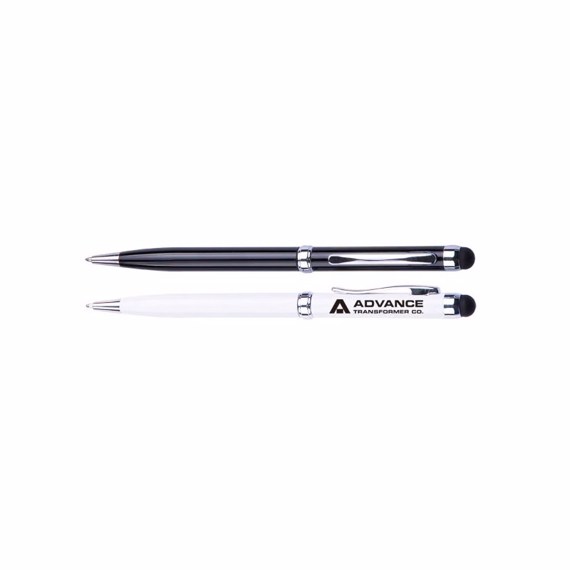 Slim Metal Pen with Stylus