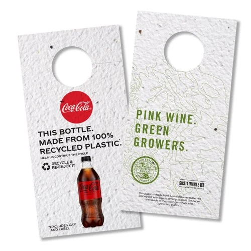 Seed Paper Bottle Necker, Rectangle 1