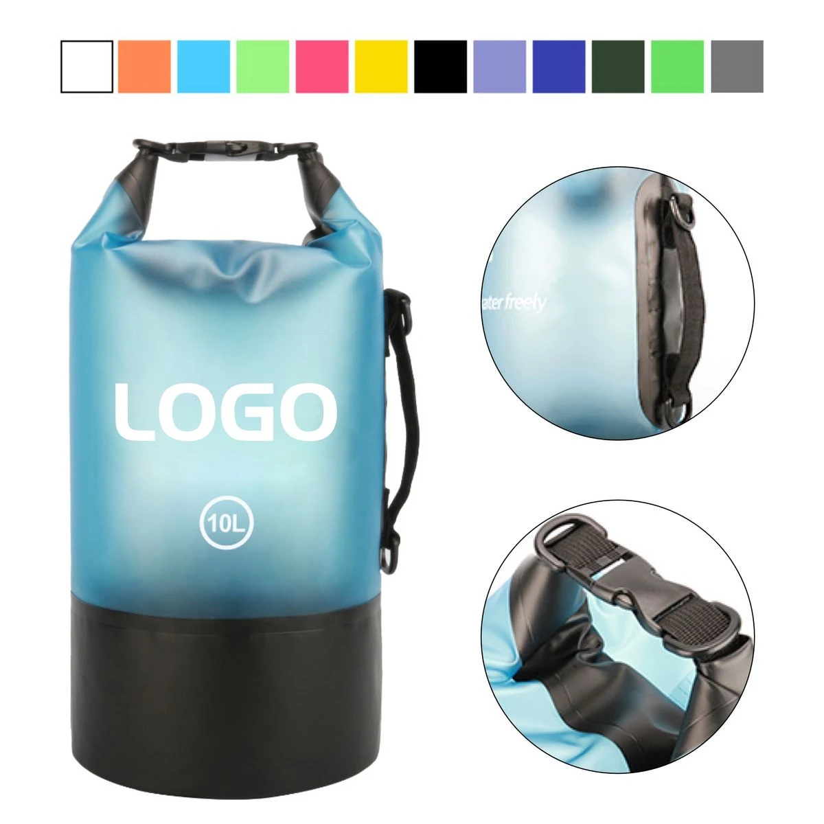 20 Liter Waterproof PVC Roll Top Dry Bag 1