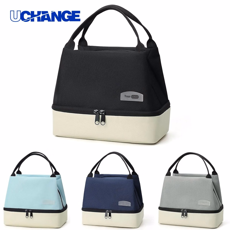 Double-Layer Insulated Oxford Tote Bag
